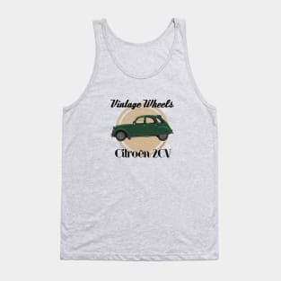 Vintage Wheels - Citroën 2CV Tank Top